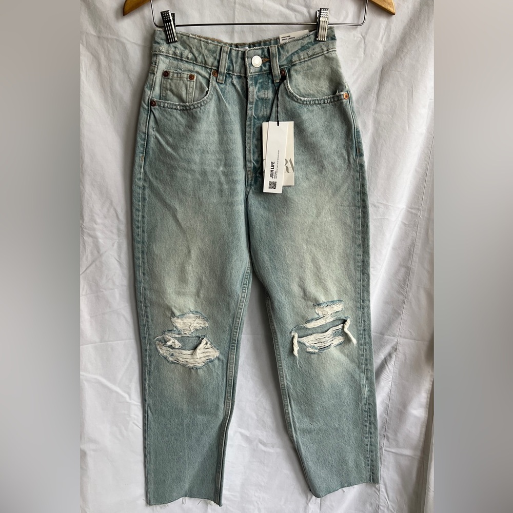 Zara straight leg jean
